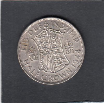 Beschrijving: 1/2 Crown  GEORGIUS VI  